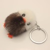 Adorable Genuine Mink Fur Duckling Keychain - Ethically Sourced, Available
