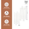 bremermann Double Barbecue Skewers Set of 8 Stainless Steel Approx.
