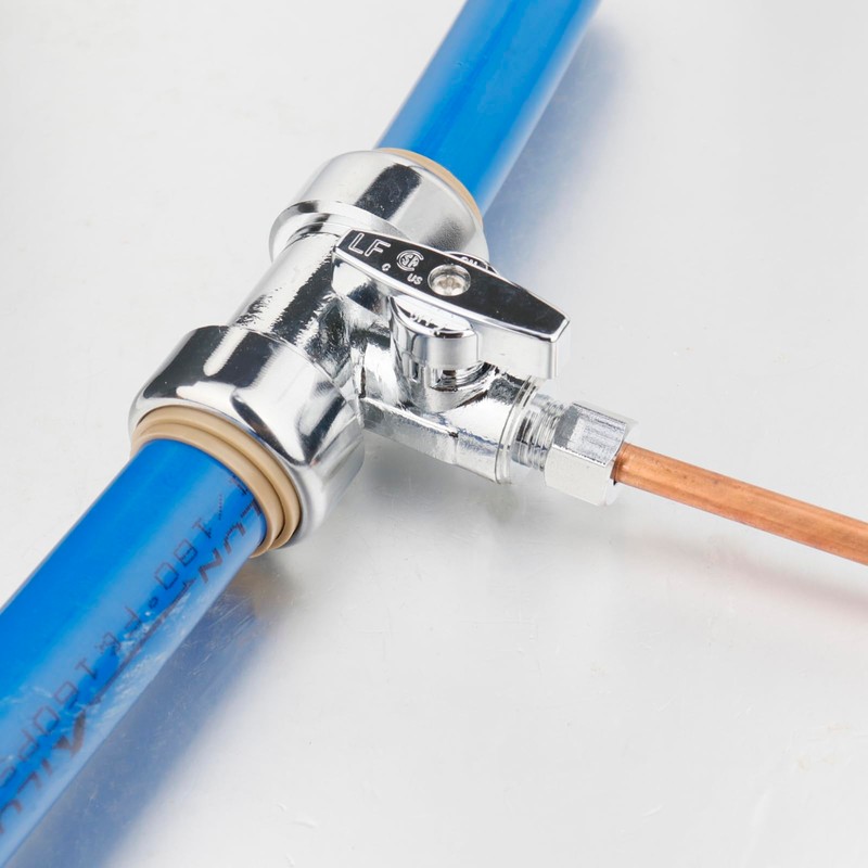 WHK Tee Stop Valve 3/4 Ptc x 3/4 Ptc x
