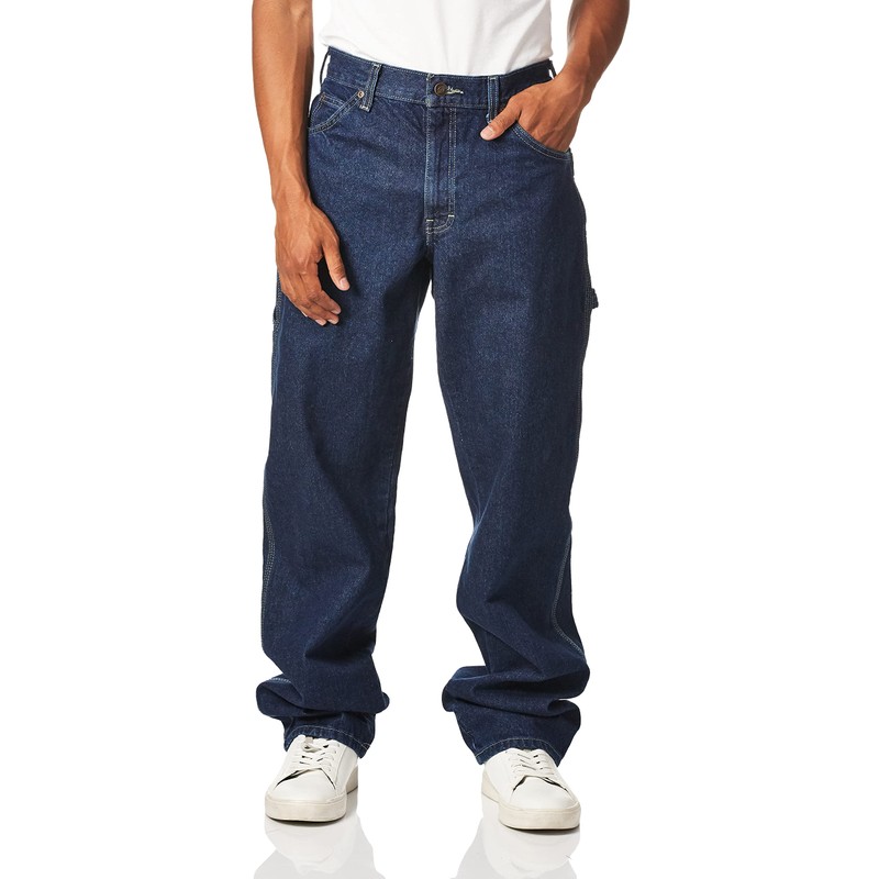 Dickies mens Relaxed Fit Carpenter jeans, Indigo Blue, 40W x