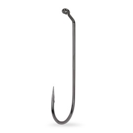 Mustad 32798 60° Bend Black Nickel Jig Hook with a Flat Eye Size 2/0-5/0 Compatible with Different jig molds from Do it Molds (2/0)