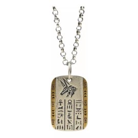 Jextech Collar Dije De Runas Egipcias Ojo De Horus Y Anubis Vintage