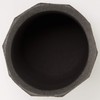 Shigaraki Ware MR-1-2521 Hephimon Vase Flower Base, Large, Vertical, Black,