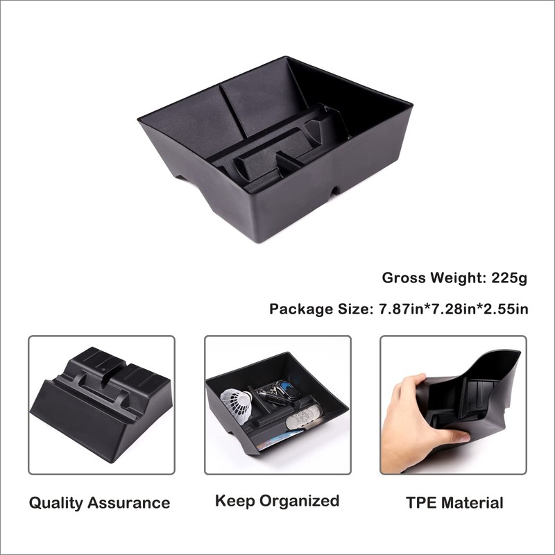 Aunginsy Car Lower Center Console Storage Box Compatible with Toyota