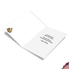 NobleWorks Funny Birthday Greeting Card with 5 x 7 Inch Envelope (1 Card) Bday My Wrinkles C10830BDG-UA