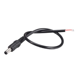 sourcing map 3pcs DC Power 5.5mm x 2.5mm 4A 30cm Barrel Male Plug Connector Pigtail