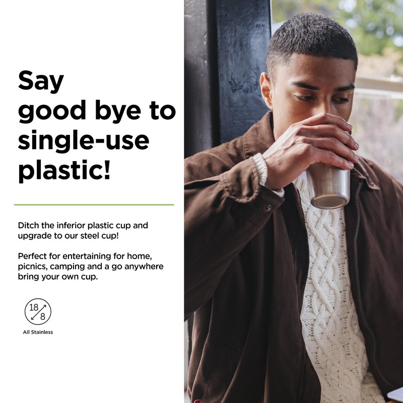 Klean Kanteen 16-Ounce Stainless Steel Pint Cup (1 unit)