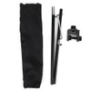 Black Portable Aluminum Alloy Folding Light Bracket Stand Outdoor Camping
