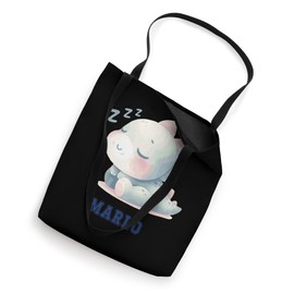 Marlo Baby Sleeping Dino Baby Boy Name Tote Bag