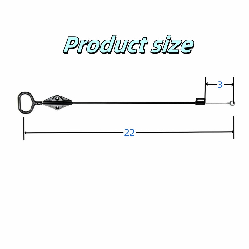 ZLLITONS Replacement Recliner Cable D Ring Handle for Recliner Adjustment
