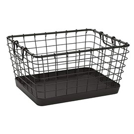 SSWBasics Boutique Vintage Display Basket - With Handles - 16"L x 12"W x 8¼"D