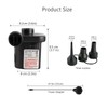 HUAPPNIO Air Pump Electric Portable Inflator for Inflatables Mattress Pool