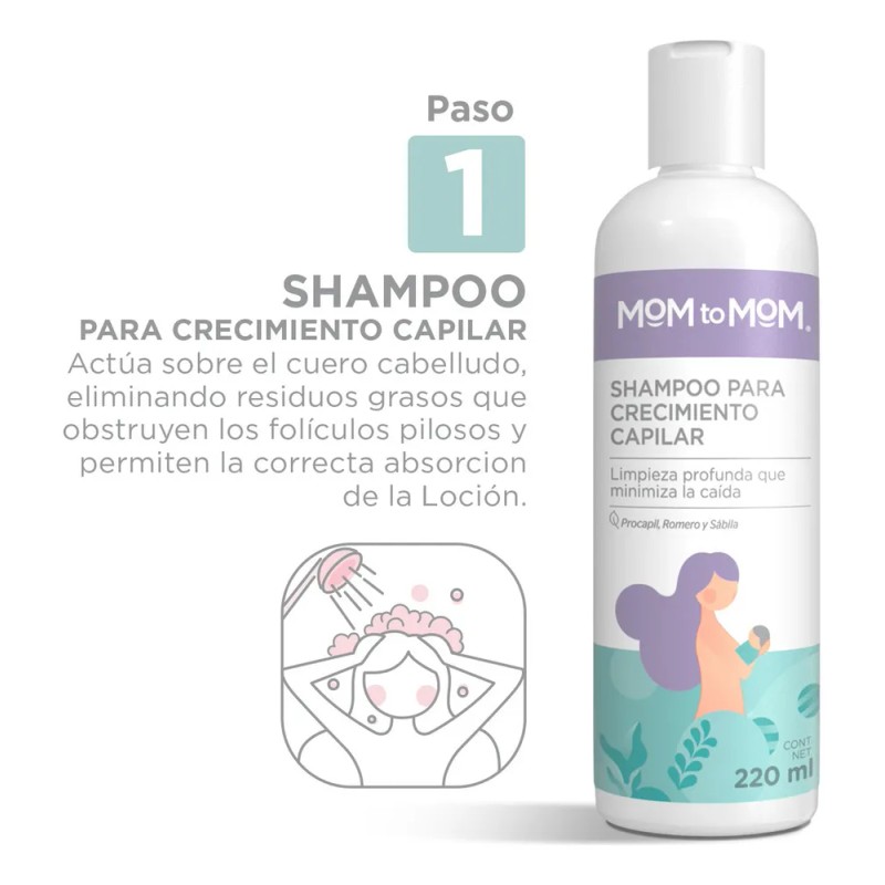 Mom To Mom Tratamiento Para Crecimiento Capilar Postparto