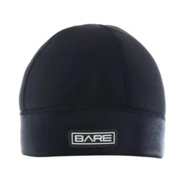 Bare Neo Beanie: 2MM Stretch Neoprene, Cover Head/Ears and Stay Warm After Dive, Black L