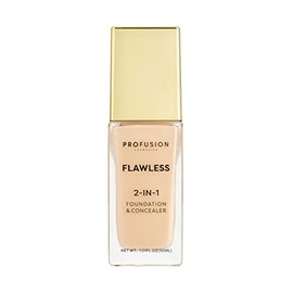 Profusion Cosmetics Flawless 2-In-1 Foundation and Concealer, Full Coverage