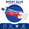 100ML Epoxy Glue w/Tools, 5 Mins Quick Dry Set |