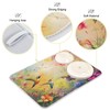 Vivid Pattern Extra Large Kitchen Dish Drying Mat, Beautiful Hummingbirds