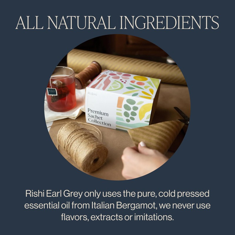 Rishi Tea Sachet Sampler Gift Box - Assorted Tea Set