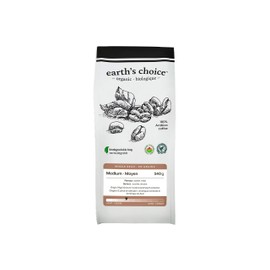 Earth's Choice, Organic Coffee, Medium Whole Bean, 340g
