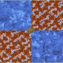 Various Manufacturers Manly Florals 100% Cotton Fabric Squares Sewing Crafting NEW LP1