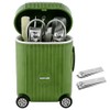 8-Piece Mini Suitcase Manicure Set - Portable Grooming Kit