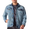 JMOJO Denim Jacket Men Classic Western Denim Pockets Jacket Button-Down