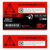 Experimental Laboratory Technology Decal Set Vinyl Sticker Waterproof Bumper Sticker