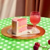 1 Piece Lime Green Polka Dot Rectangle Tablecloth - 54x72“