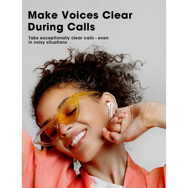 ZZU Wireless Earbuds, 2025 Ear Buds with Big Bass Stereo