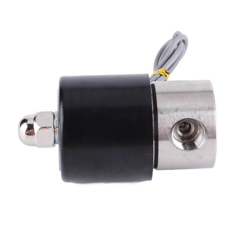 DC 12V G1/4" Stainless Steel 304 Normally Closed Electric Solenoid