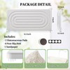 2 PCS Water Absorbing Diatomite Coasters, Stone Drying Mat for
