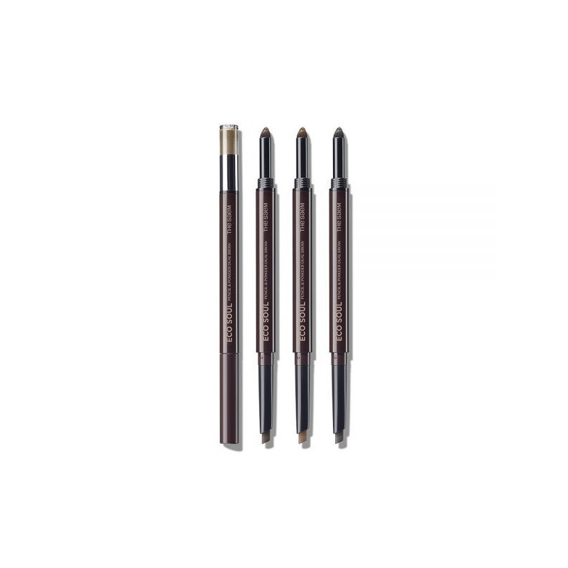 The Saem Eco Soul Eyebrow Pencil and Powder Dual Daily