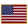 'USA Stars and Stripes Embroidered Patch 12 cm X 9