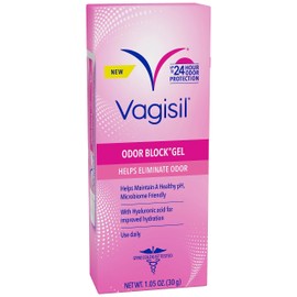 Vagisil Vagisil Odor Block Gel with Hyaluronic Acid for Vaginal Health, Gynecologist Tested, Hypoallergenic, 1.05 Oz (Pack of 1)
