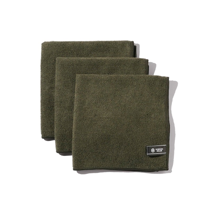 GORDON MILLER 1766044 Car Wash Microfiber Cloth, Set of 3,