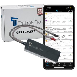 TruTrak Pro 4G - FMT200 4G GPS Tracker - Real Time Vehicle Tracker - Van, Caravan, Motorhome, Tractor, Bus & Car Tracker - Pay As You Go, 12-24V Self Install Including SIM & Data