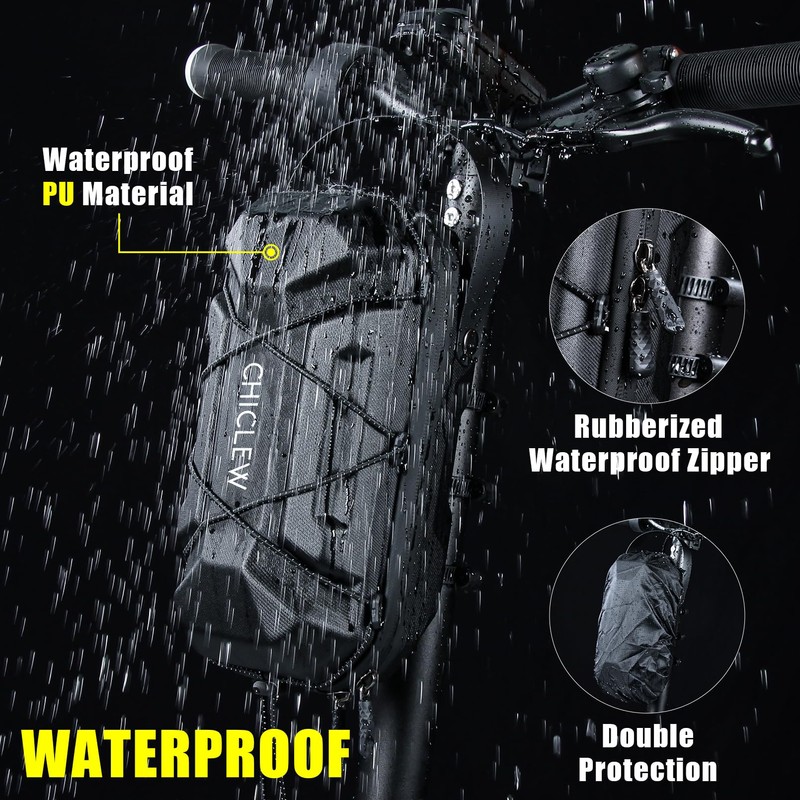 CHICLEW 3L Electric Scooter Bag, Waterproof Scooter Storage Bag with