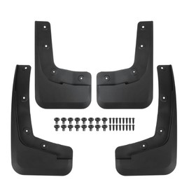 INFINAUTO Mud Flaps Splash Guards for Ford for Ranger 2024 2025 (Not for Raptor) Pre-Drilled Fender Guards Mud Guards