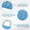 sourcing map Combination Padlock, 10-Digit Push Button Padlock 5-Position Locking