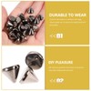 SUPVOX 100pcs 10mm Acrylic Bullet Spike Cone Studs, Beads, Sew