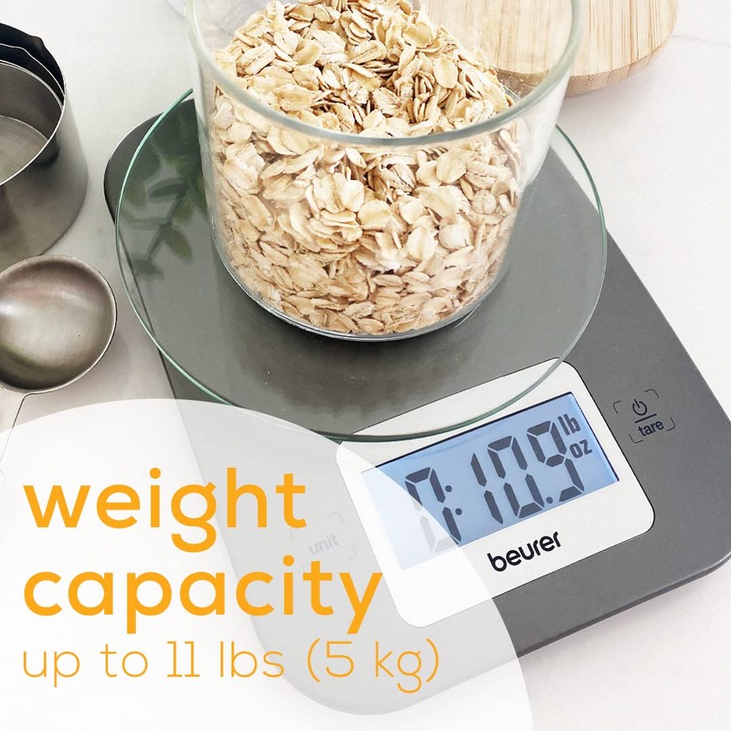 Beurer KS26 Kitchen Scale High Accuracy Digital Food Scales Weight