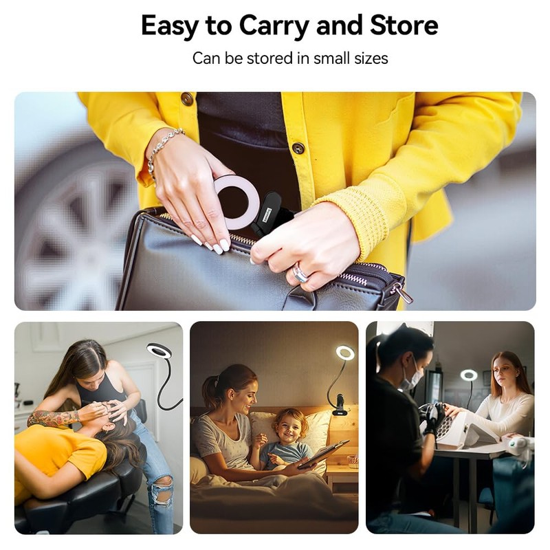 Skymore Clip on Light, Reading Light Book Light with Clamp,