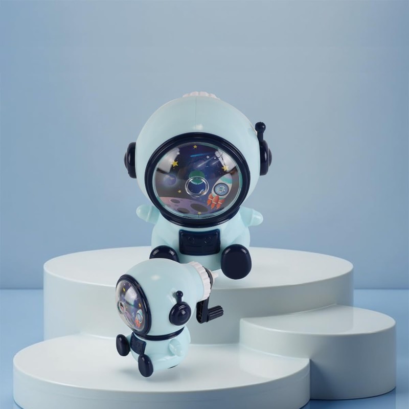 Nicear Astronaut Cartoon Manual Adjustable Pencil Sharpener For Office Classroom