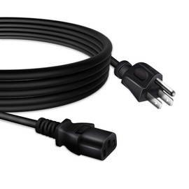CJP-Geek UL 3-Prong 6ft AC Power Cord Cable Lead Compatible with QSC K12.2 K10.2 K8.2 Powered US Plug
