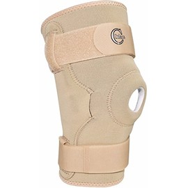 Hinged Knee Brace Support Neoprene - Open Patella Stabiliser - For Ligament PCL MCL LCL Pain Arthritic Squat Knees Strains Sprains Instability ACL Meniscus Tear (Medium - 34-38 cm)