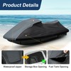 QUNSUNUS Jet Ski Cover for 2010-2025 Seadoo GTX,RXT,RXT-X with Cotton