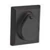 Baldwin Reserve 9BR3850-012 Rustic Square Low Profile Double Cylinder Deadbolt