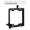 Fosmon 2-Gang 7.1 Surround Sound Distribution Home Theater Wall Plate,