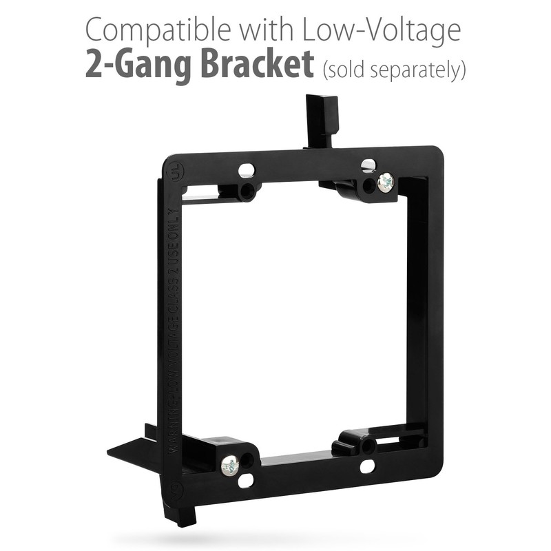 Fosmon 2-Gang 7.1 Surround Sound Distribution Home Theater Wall Plate,