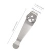 2 Pieces Knife Pocket Back Clip, 3-hole Titanium Alloy Deep